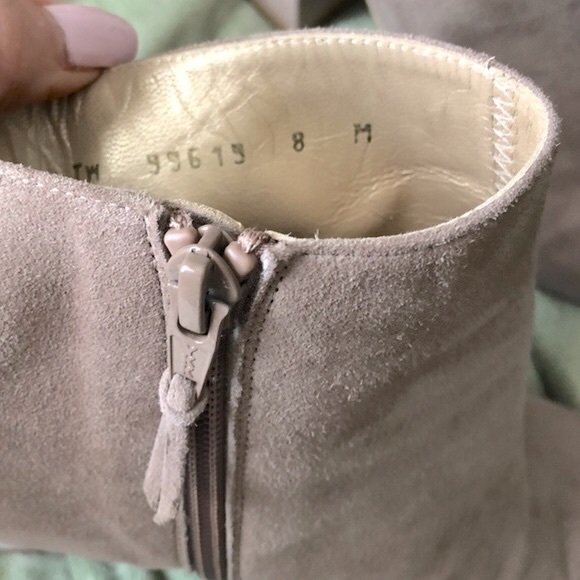 Stuart Weitzman Grandiose Suede Ankle Bootie - Picture 4 of 14